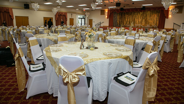 St Henry Parish Hall view of inside